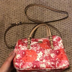 Pink/Floral Coach Purse